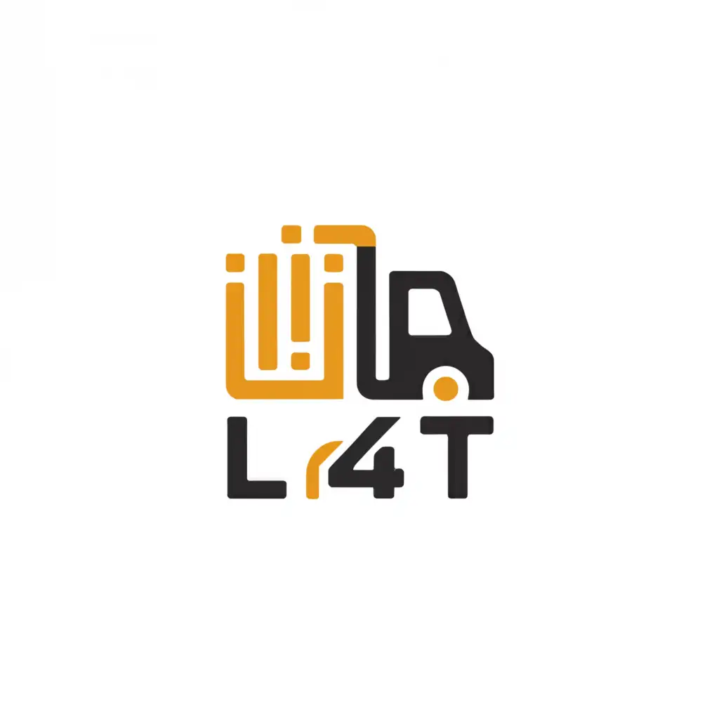 a logo design,with the text "L4T ", main symbol:Logistic for transport ,Moderate,clear background