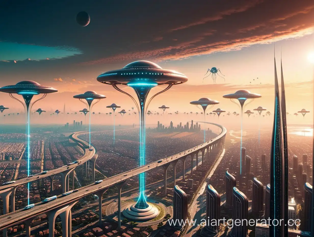 Futuristic-Cityscape-Amidst-Interstellar-Conflict