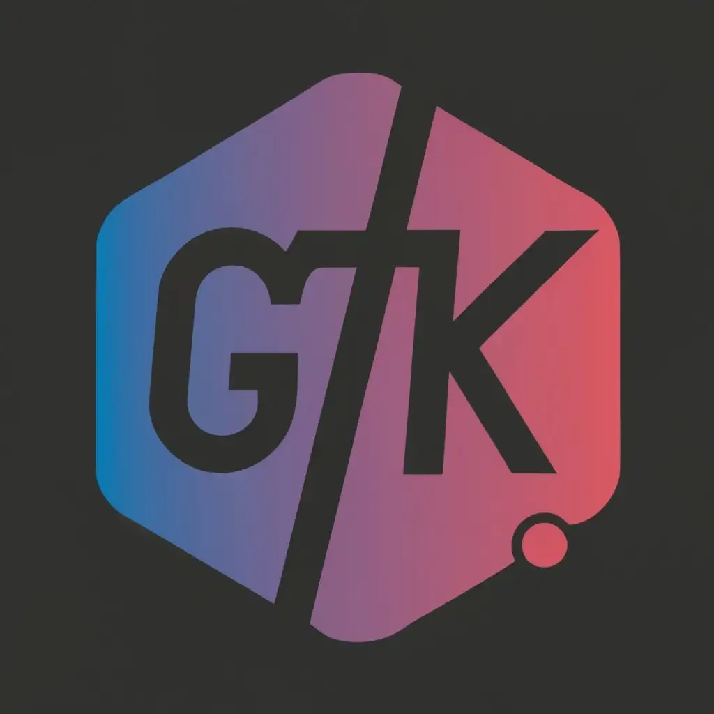 logo, Keyboard , with the text "G-T-K", typography, be used in Technology industry