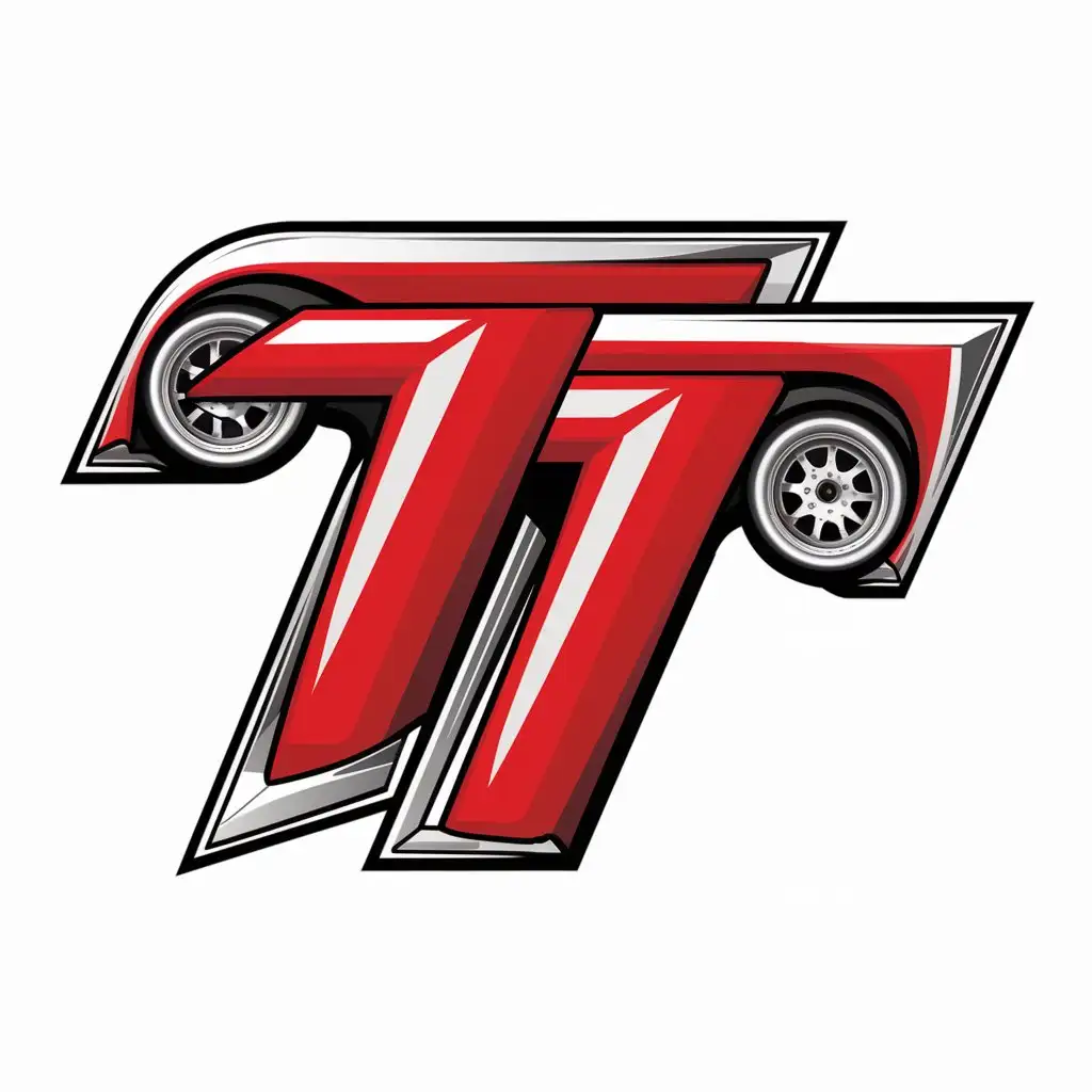 a car enthusiast logo with two T's 