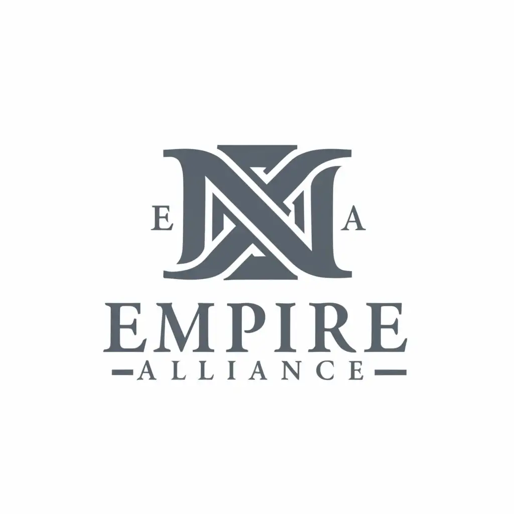 a logo design,with the text "Empire Alliance", main symbol:Empire Alliance,Moderate,clear background