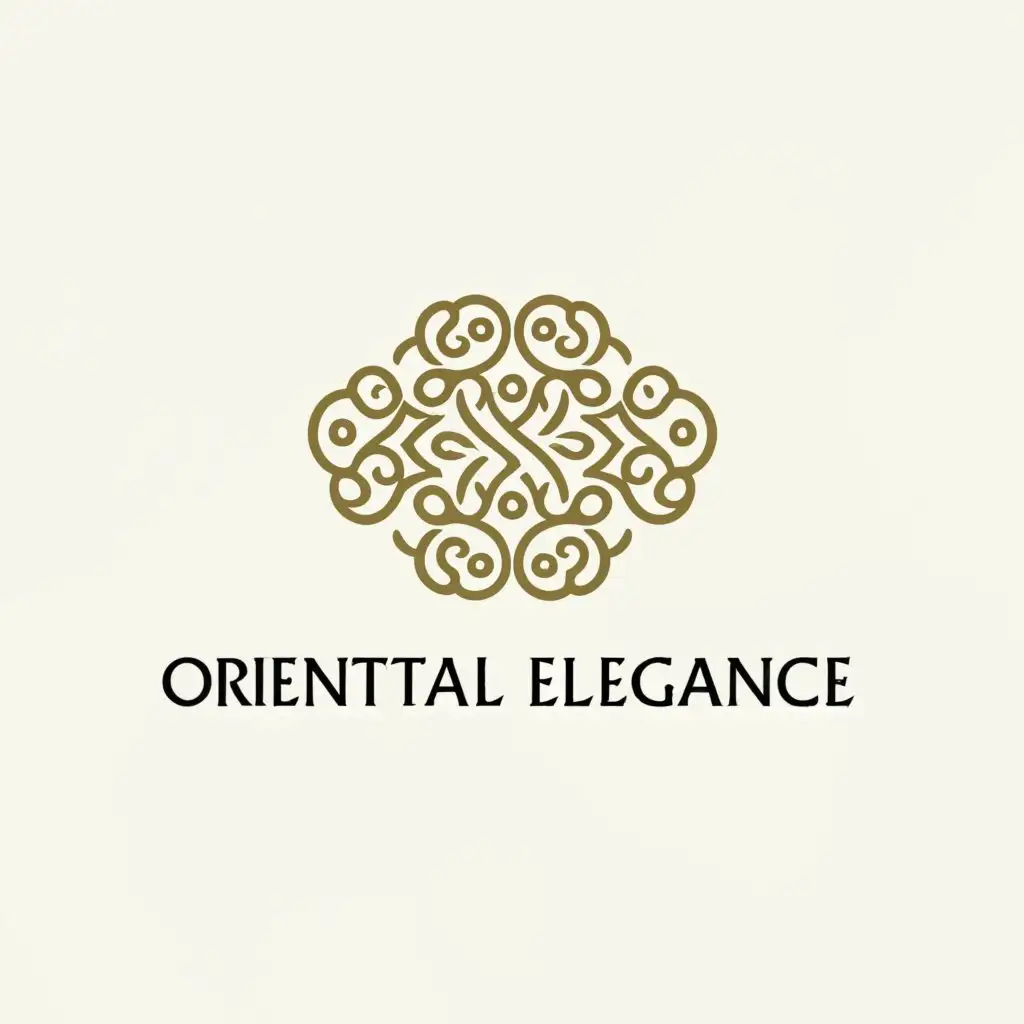 a logo design,with the text "oriental elegance", main symbol:ornament,Moderate,be used in Religious industry,clear background