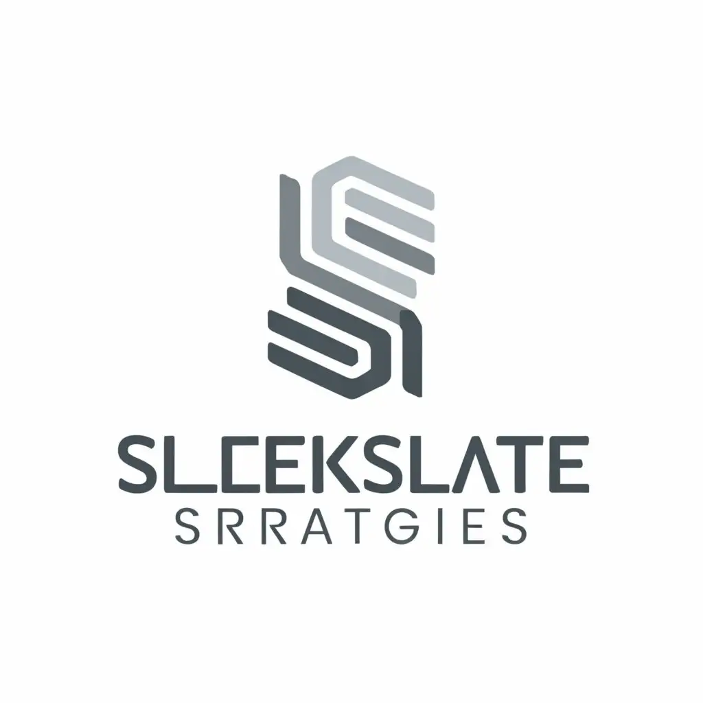 a logo design,with the text "SLEEKSLATE STRATEGIES", main symbol:s,Moderate,be used in Entertainment industry,clear background