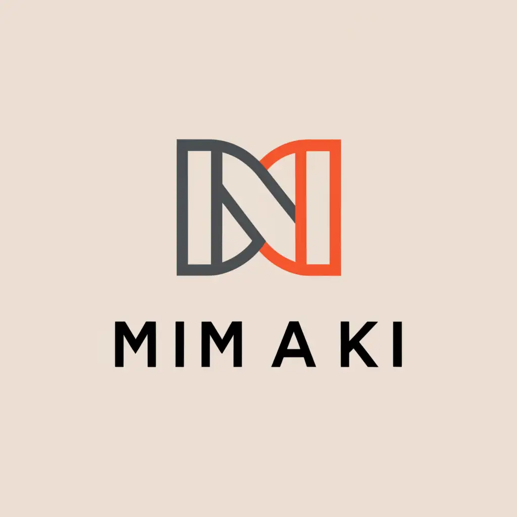 a logo design,with the text "mimaku", main symbol:just text,Moderate,clear background