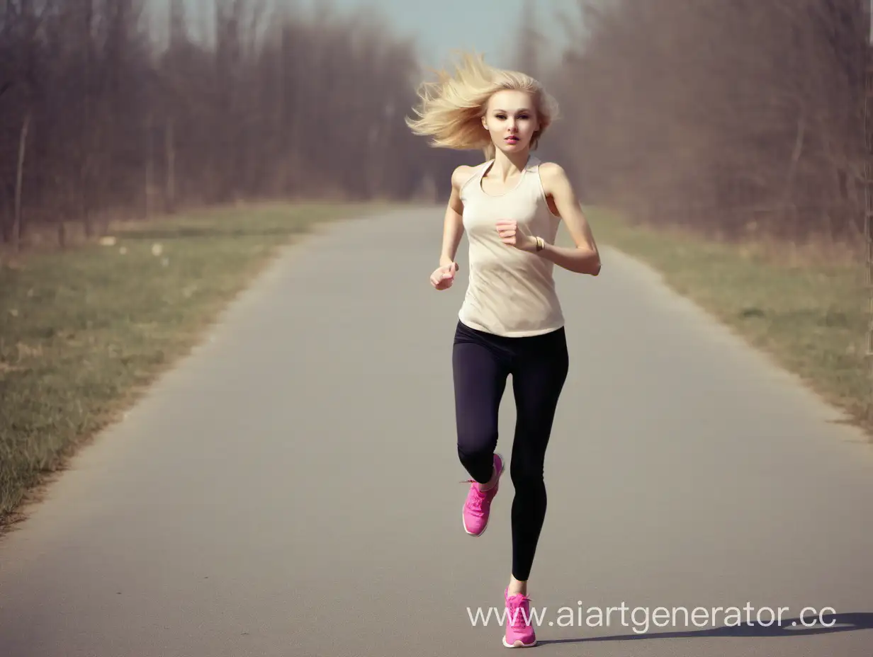 Energetic-Blonde-Girl-Running-with-Grace-and-Joy