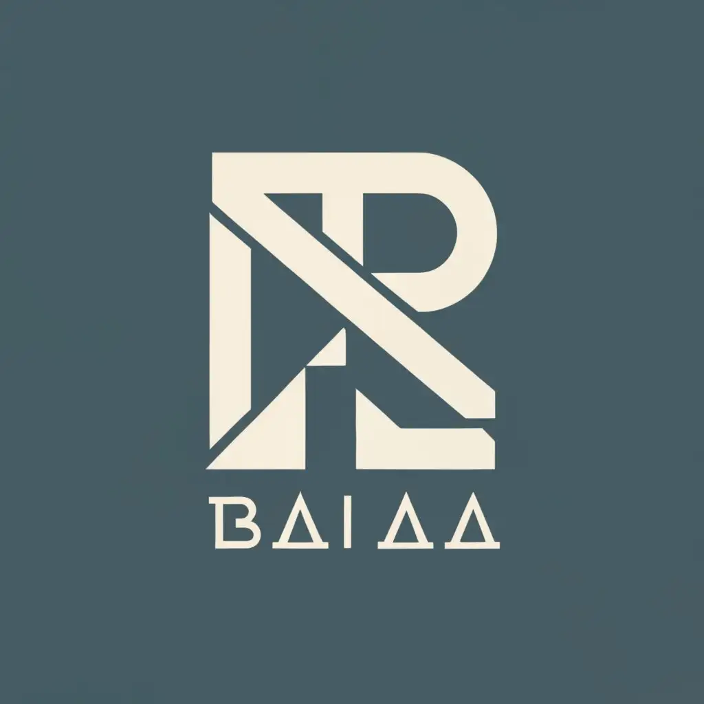 logo, architect, with the text "Baraa Sher", typography, be used in Construction industry