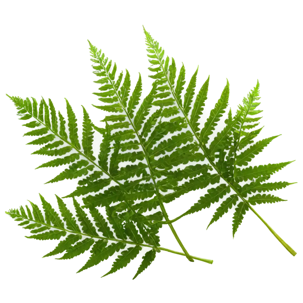 Vibrant-Fern-Illustration-in-PNG-Format-Capturing-Natures-Beauty-in-High-Quality