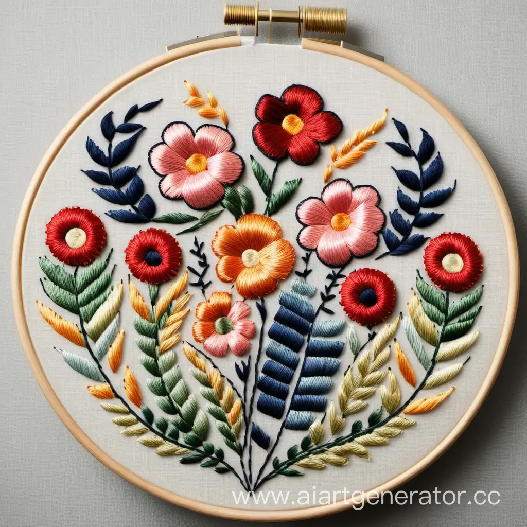 Exquisite-Floral-Embroidery-Delicate-Blossoms-in-Artful-Stitches