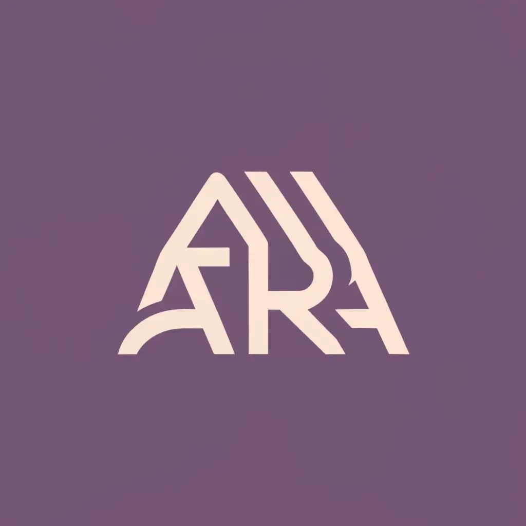 logo, ARA, with the text "ARA", typography, be used in Real Estate industry