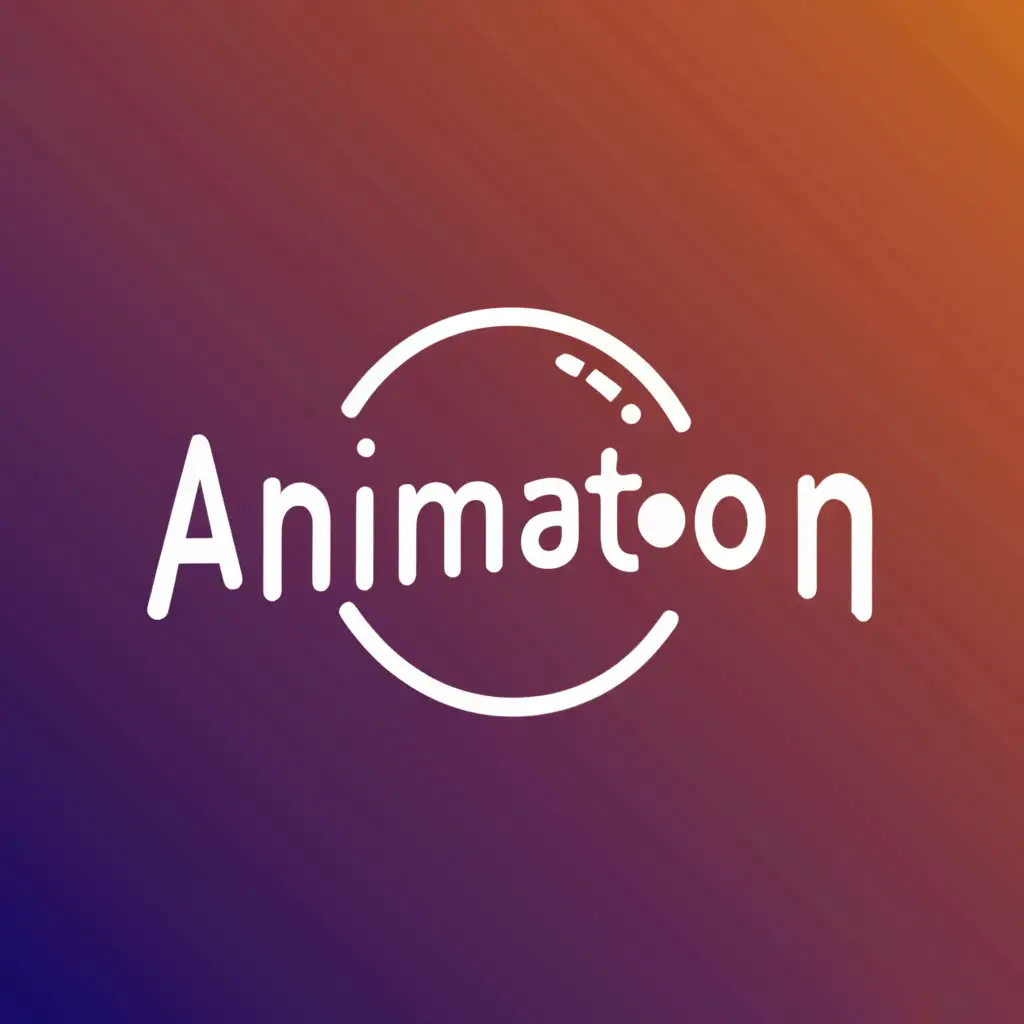 a logo design,with the text "Animatoon", main symbol:Circle,Moderate,be used in Entertainment industry,clear background