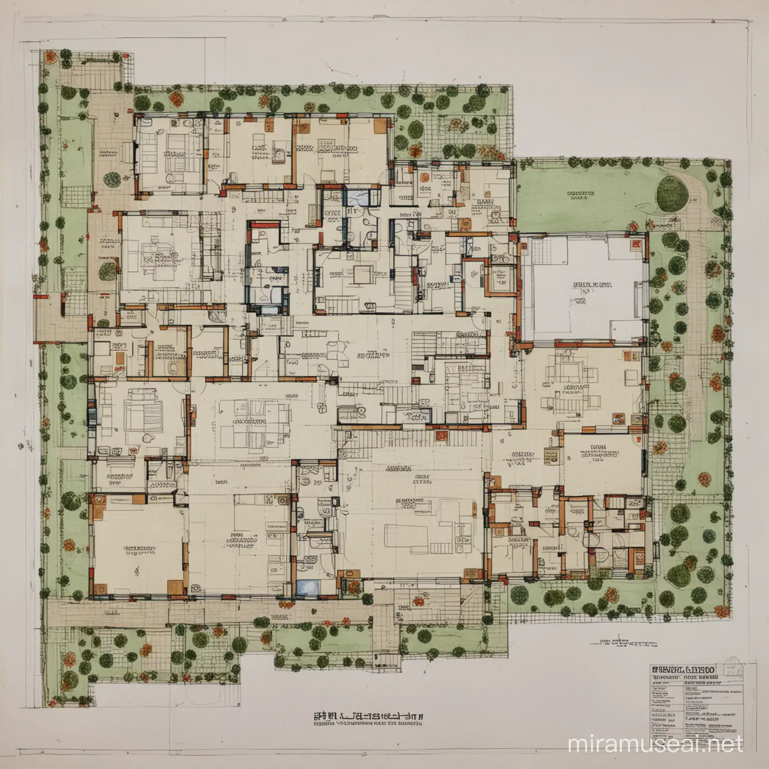 dame la planta arquitectónica de una subdireccion escolar 
 