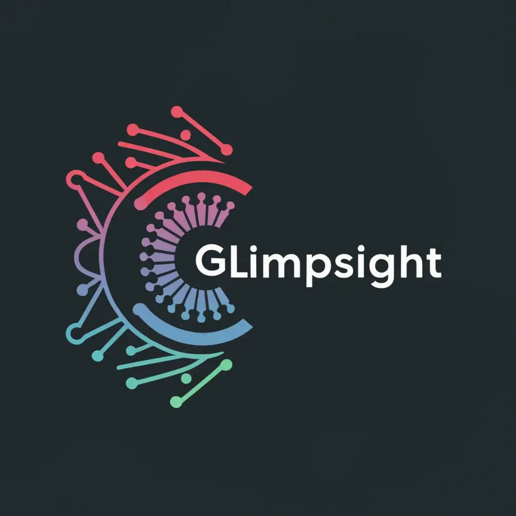 a logo design,with the text "GlimpSight", main symbol:camera, aperture blades, light burst, the word GlimpSight,Moderate,be used in Entertainment industry,clear background