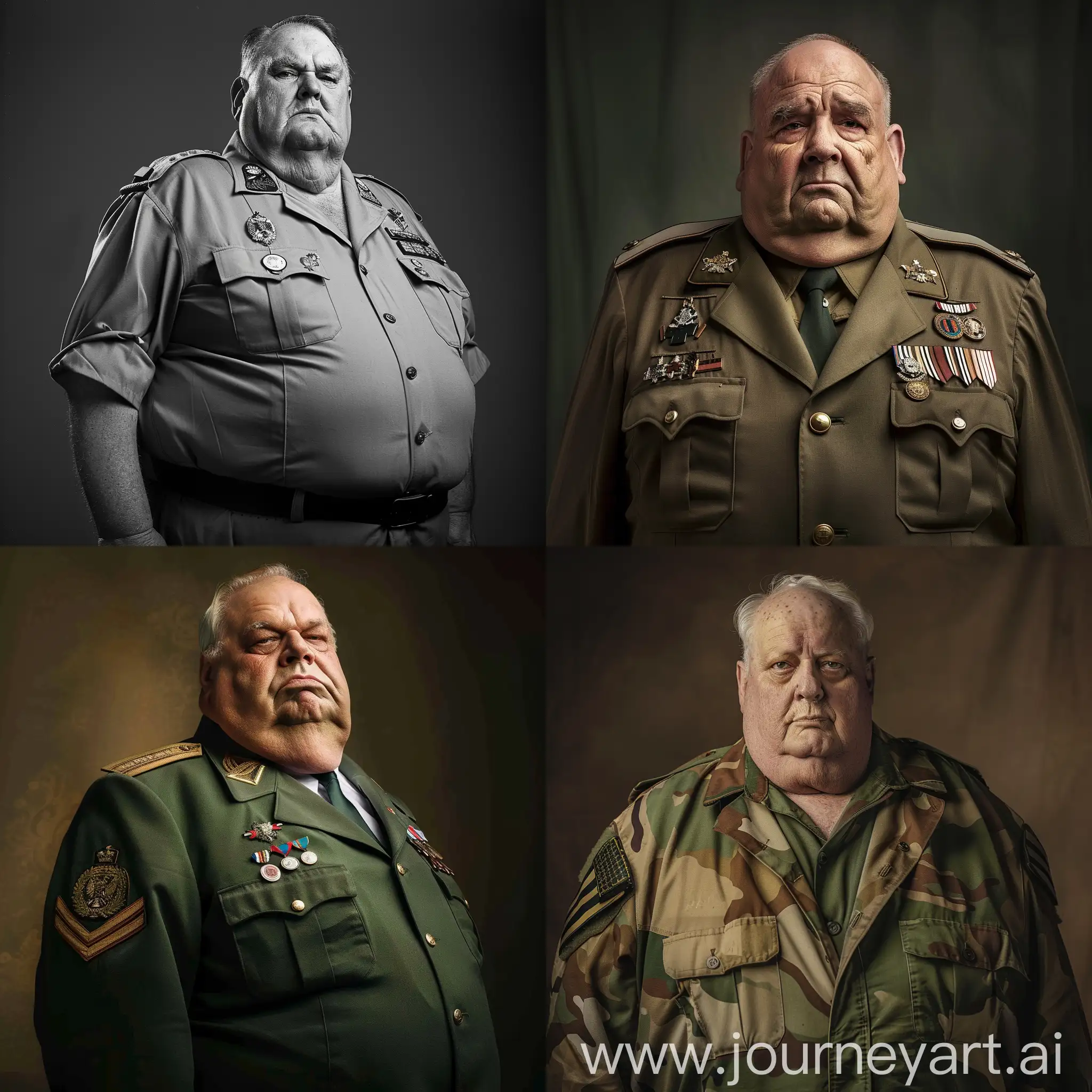Elderly-Officer-in-Military-Attire