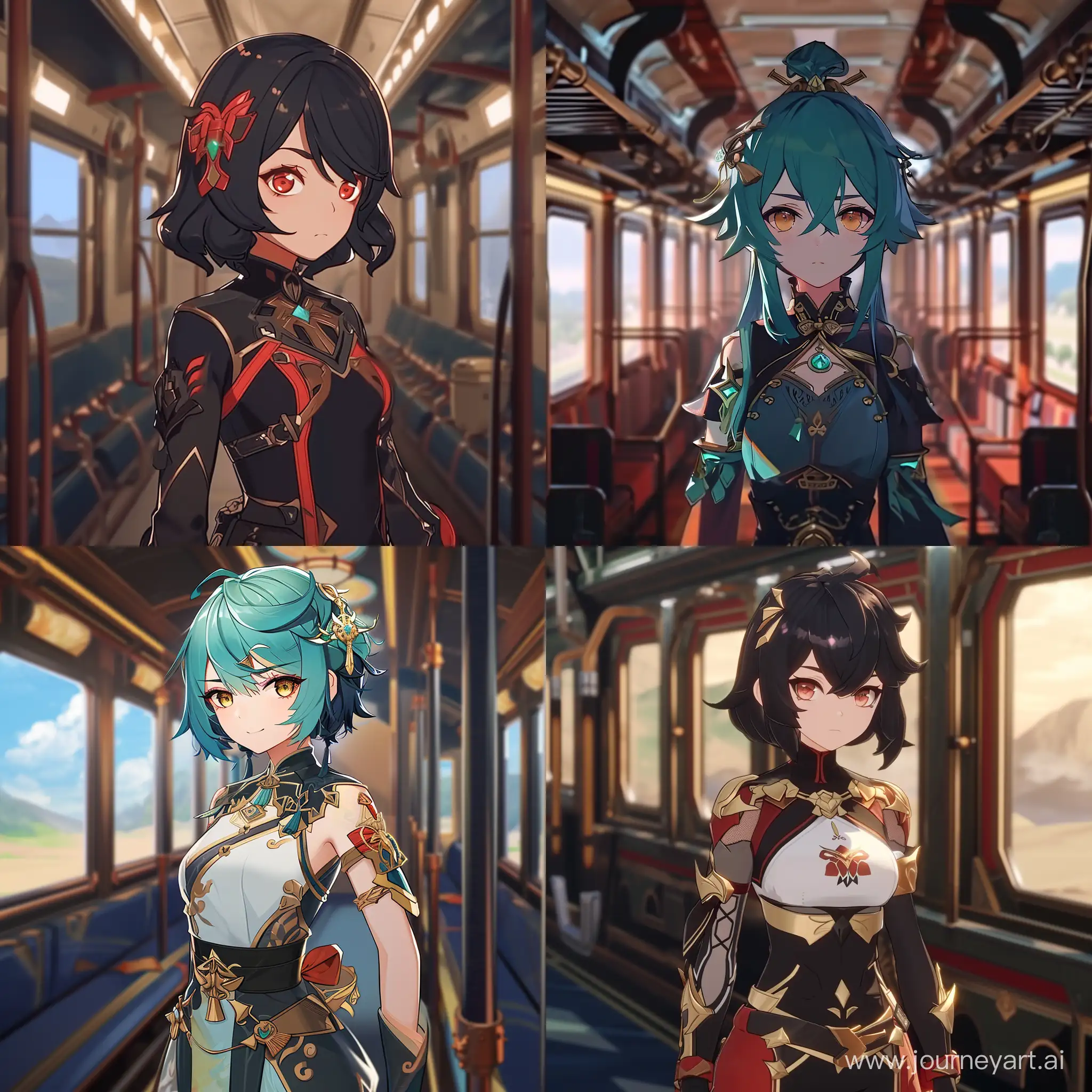 Xiao-Genshin-Impact-Train-Carriage-Art