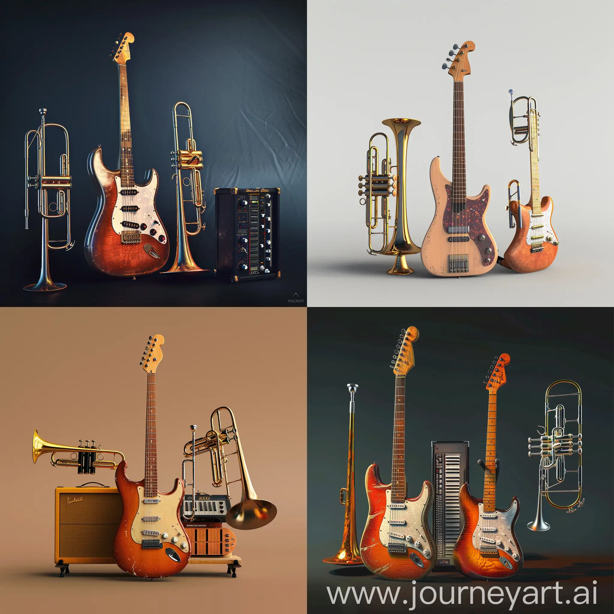 Musical-Instruments-Band-Concert-Poster