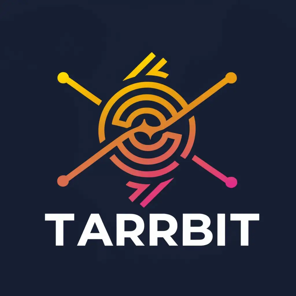 a logo design,with the text TARRBIT, main symbol:CRYPTOCURENCY EXCHANGE,complex, be used in Finance industry,clear background