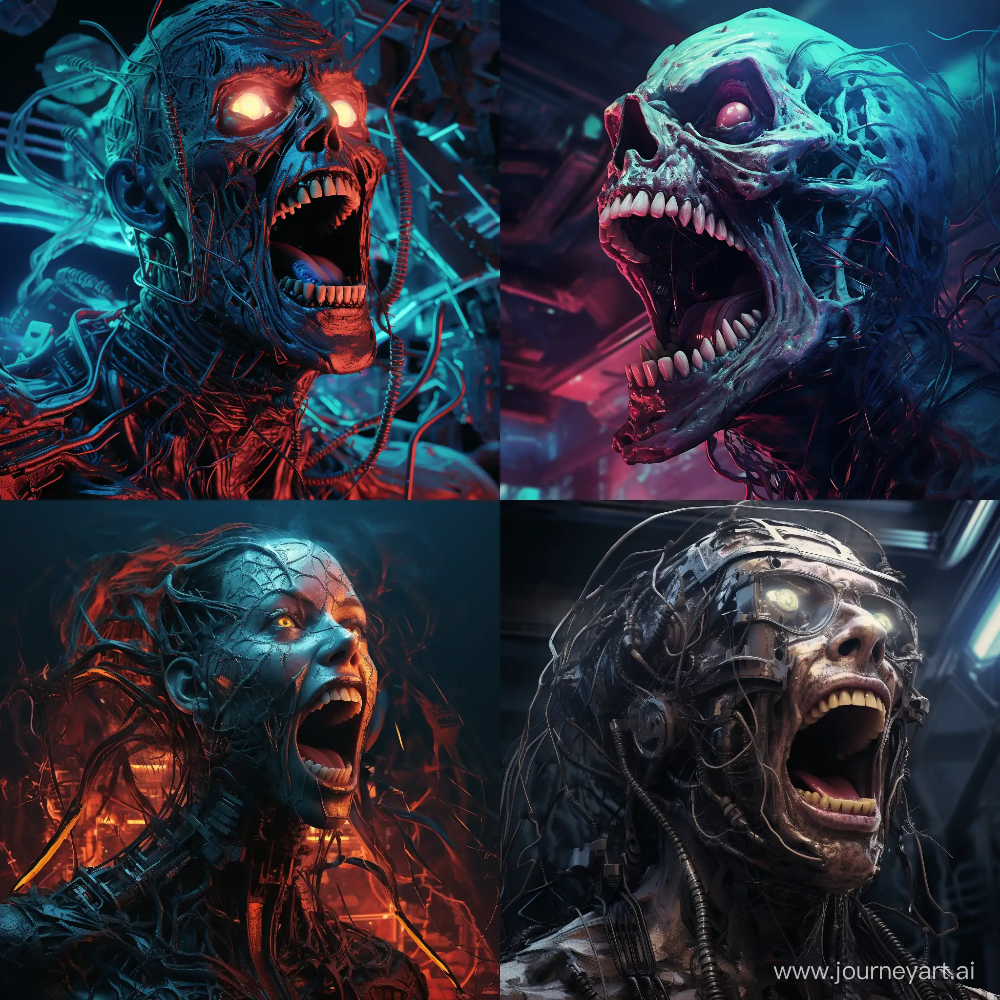 Intense-Cyber-Zombie-Screaming-Artwork