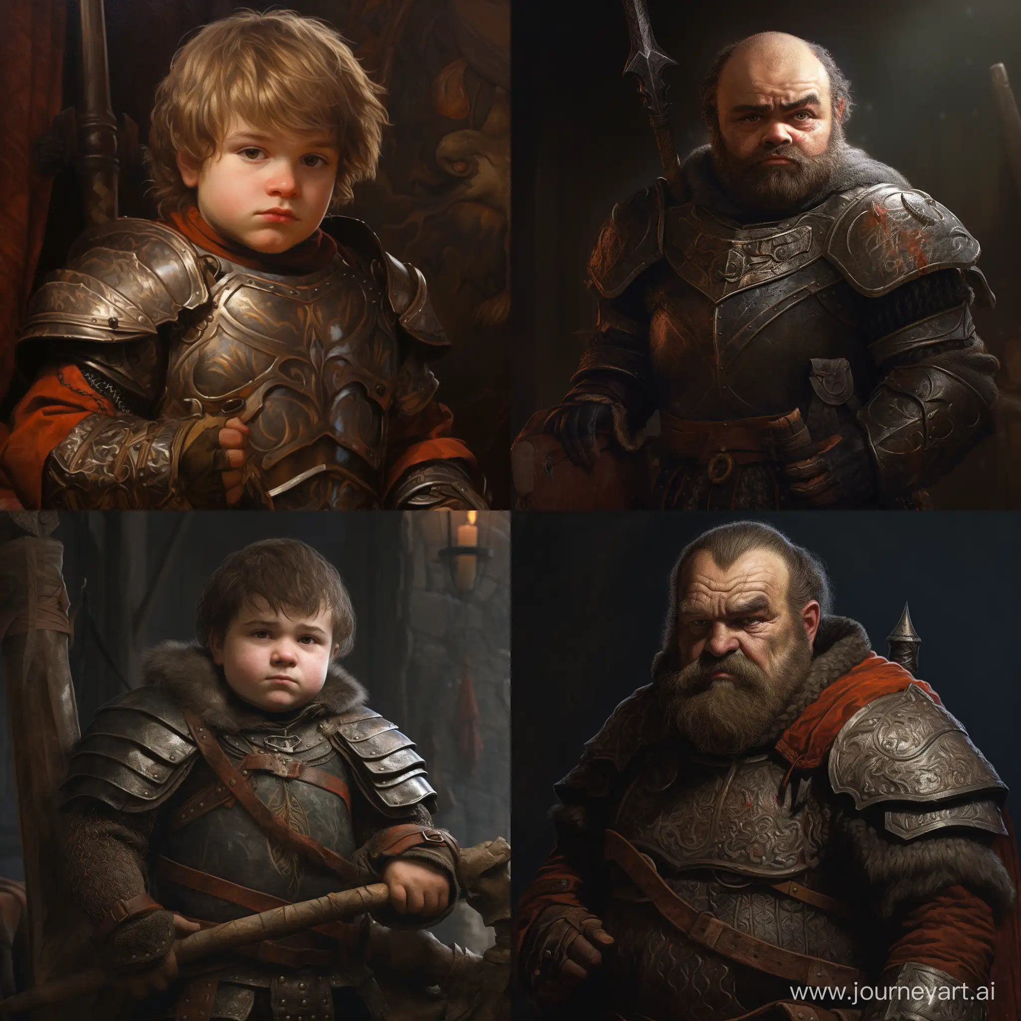 CloseUp-Realistic-Beardless-Dwarf-in-Armor-with-Club