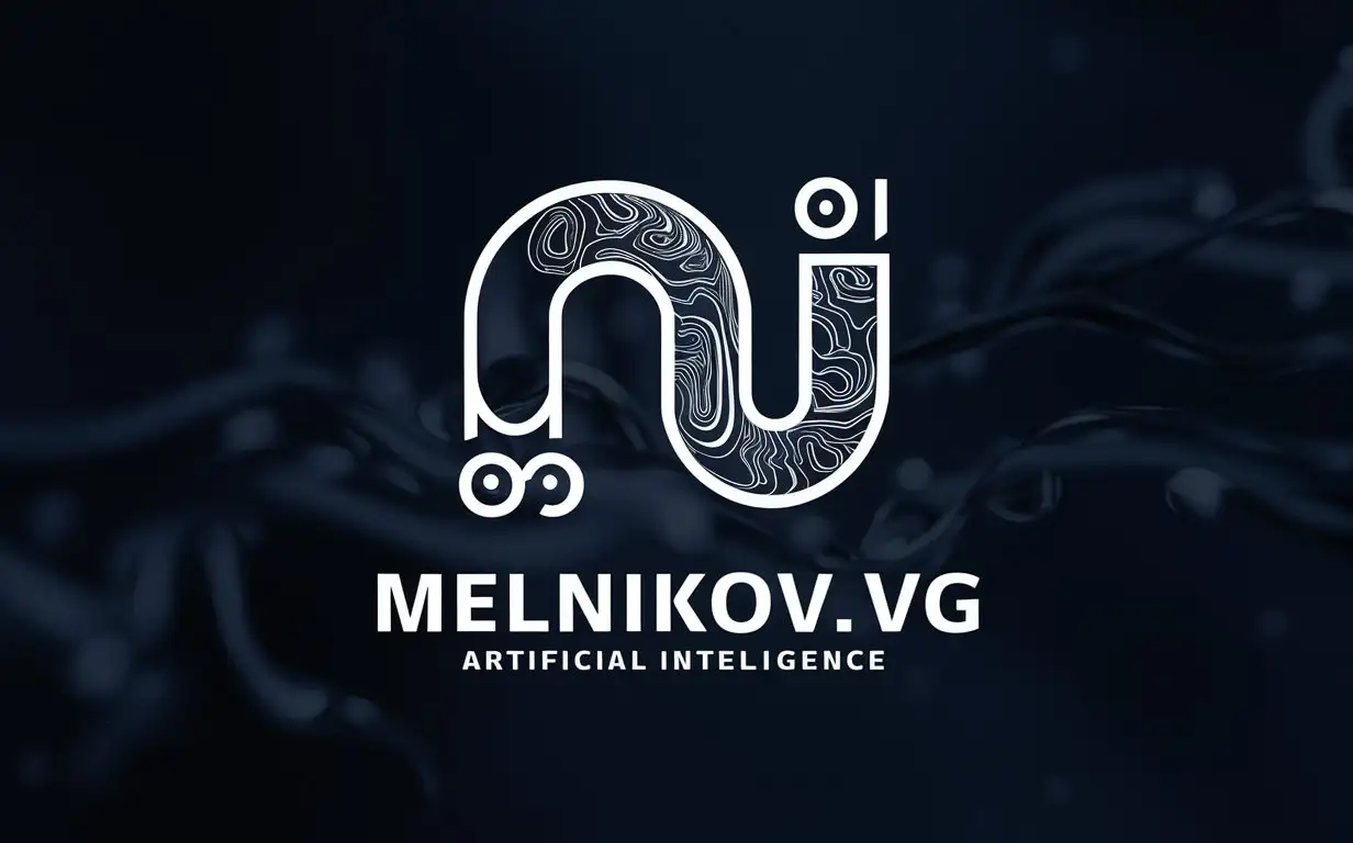 Artificial-Intelligence-Logo-Creation-by-MelnikovVG-Demonstrating-Neural-Network-Artistry