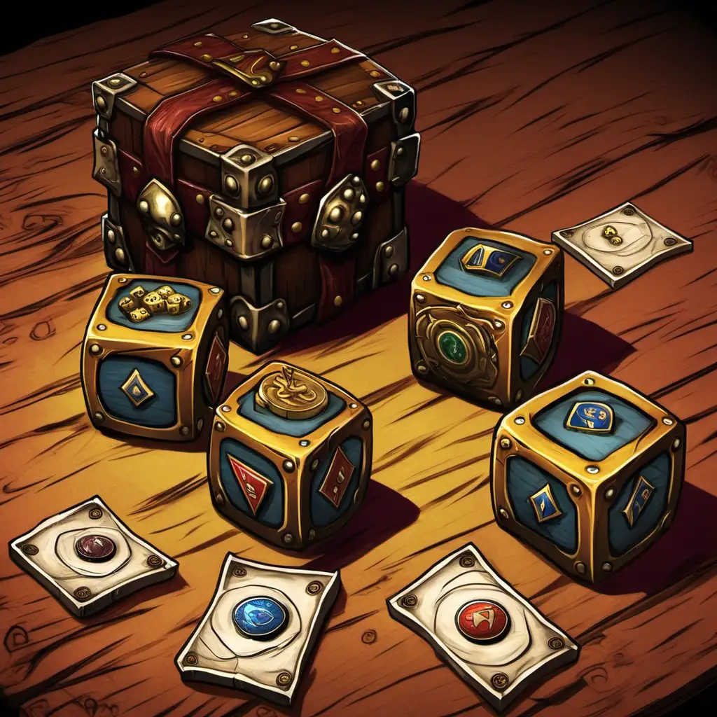 swashbuckler, defias cutthroat, dice game in the tavern, snake eyes, stylized game asset, dice and doubloons, world of warcraft tcg art, pair of dice, dice roll