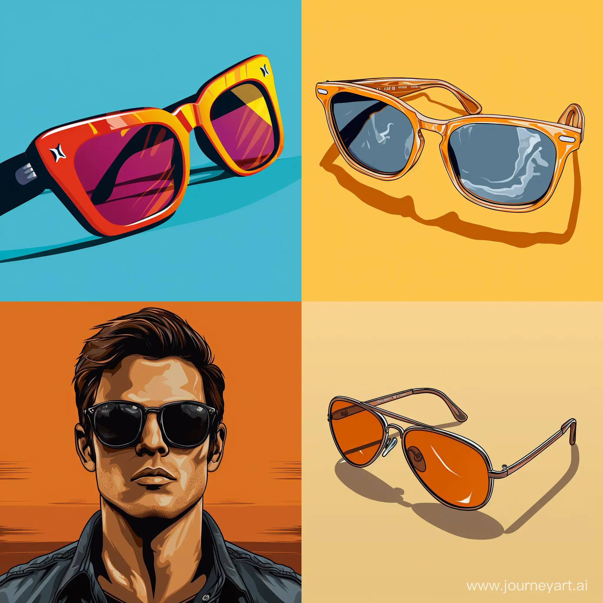 Stylish-Vector-Sunglasses-Illustration