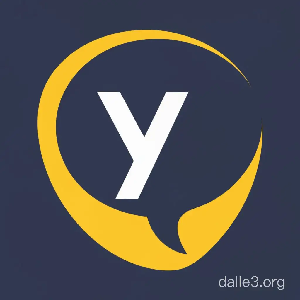 Yandex Company Avatar Friendly AI Bot with Yandex Logo | Dalle3 AI