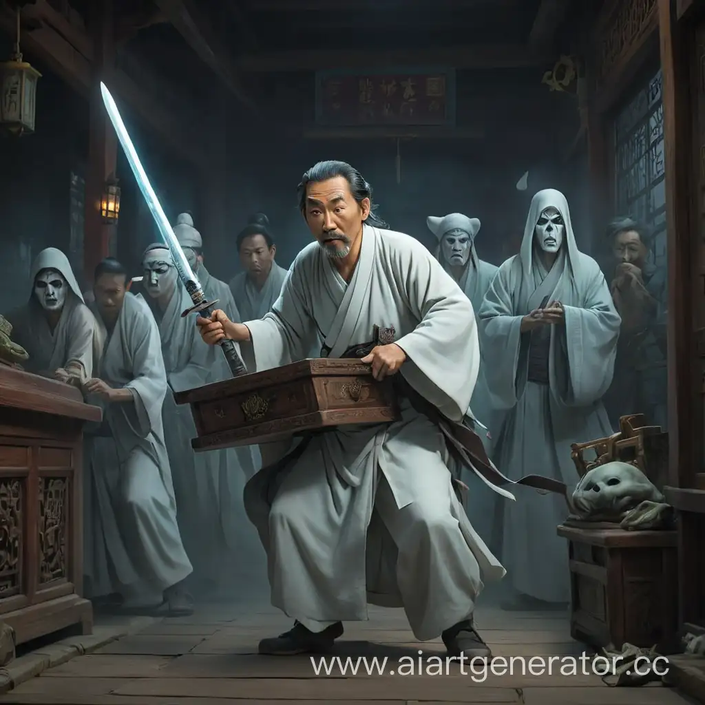 Man-with-Ghost-Sword-Leads-an-Eerie-Parade-of-Ghosts-and-a-Sinister-Chinese-Doctor