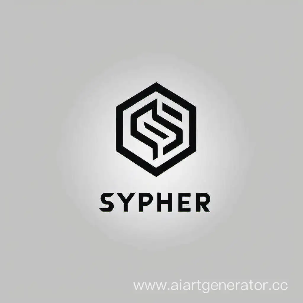 Создай логотип для бренда одежды из названия Sypher