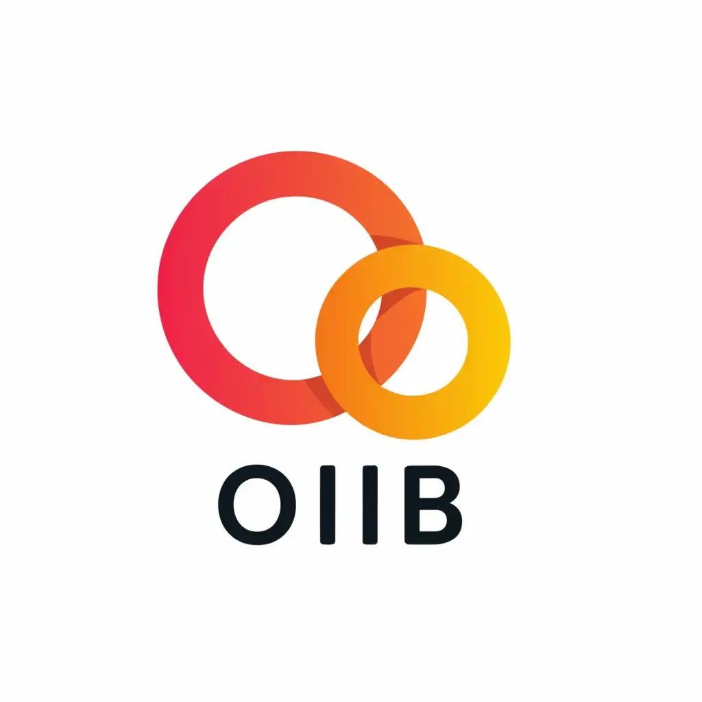 a logo design,with the text "oib", main symbol:circle,Минималистичный,be used in Интернет industry,clear background