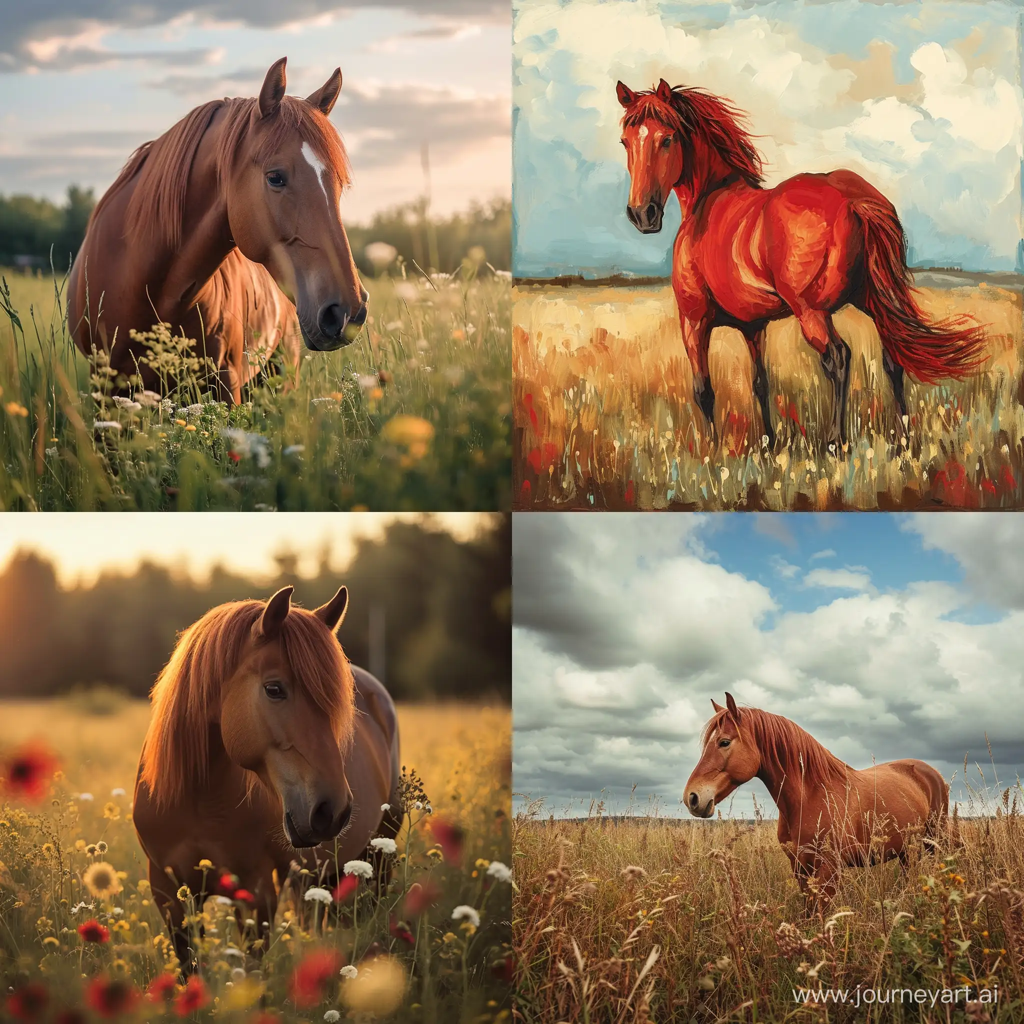 Majestic-Red-Horse-Grazing-in-Vibrant-Meadow