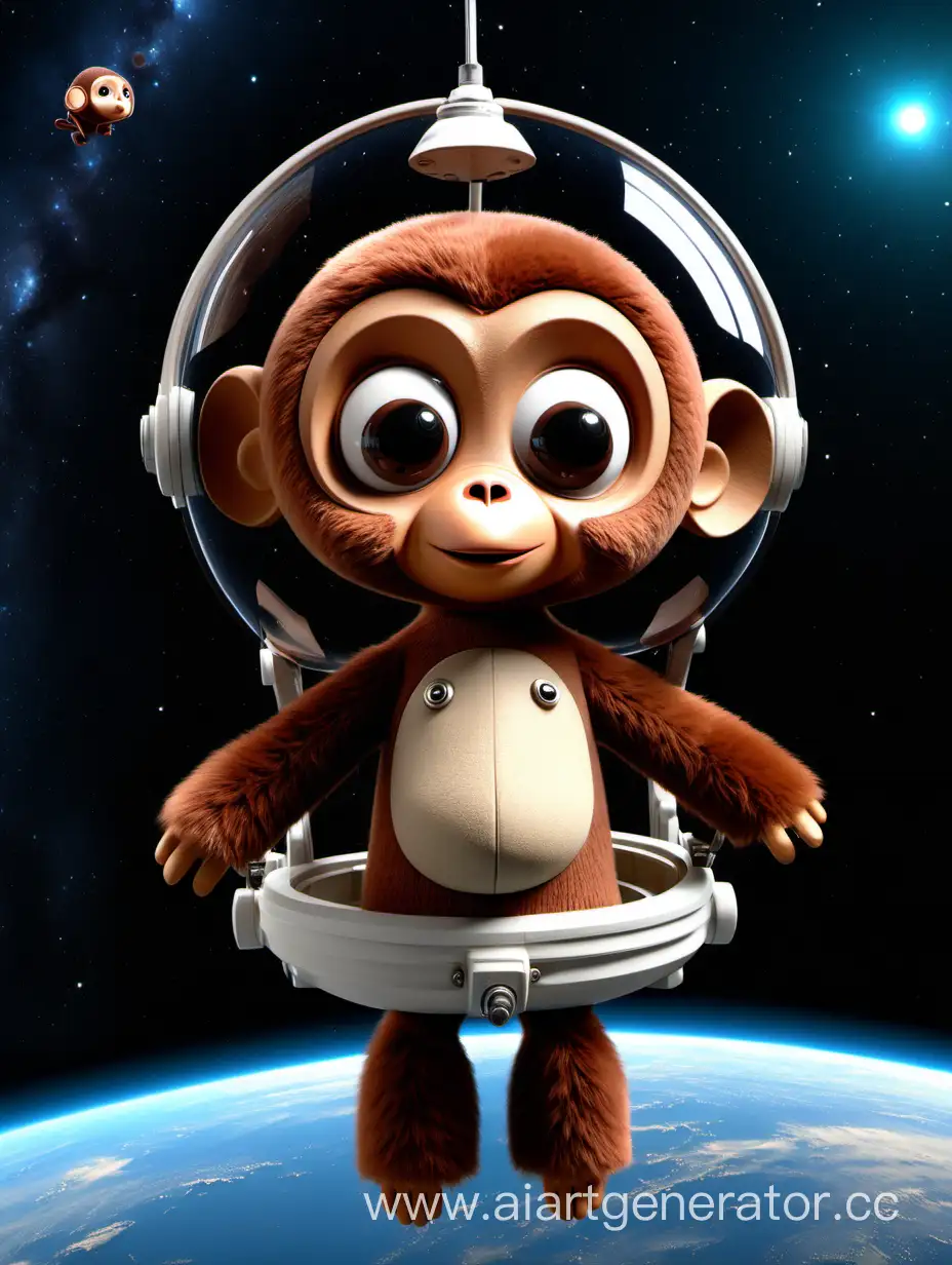 Adventures-of-Cheburashka-in-Outer-Space-3D-Artwork