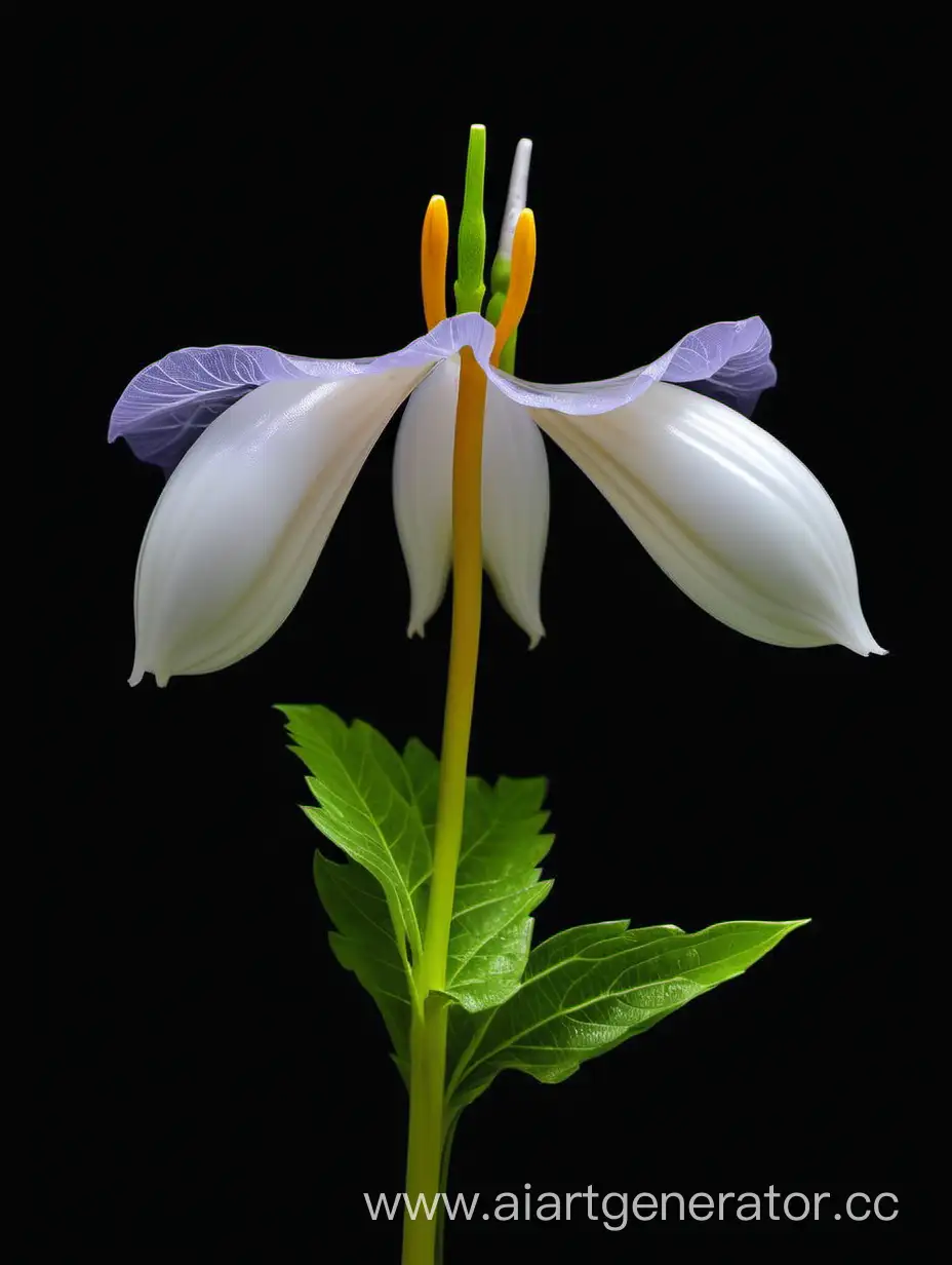 Amarnath flower on BLACK background