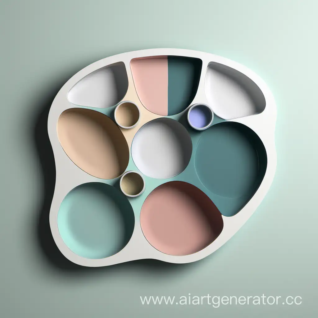 Modern-Futuristic-Palette-with-Unusual-Shape-and-Six-Cells