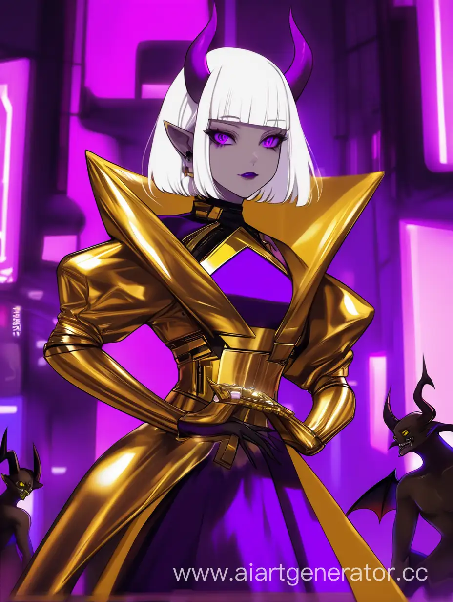 Elegant-Cyberpunk-Demoness-in-Purple-and-Gold-Aristocrat-Attire