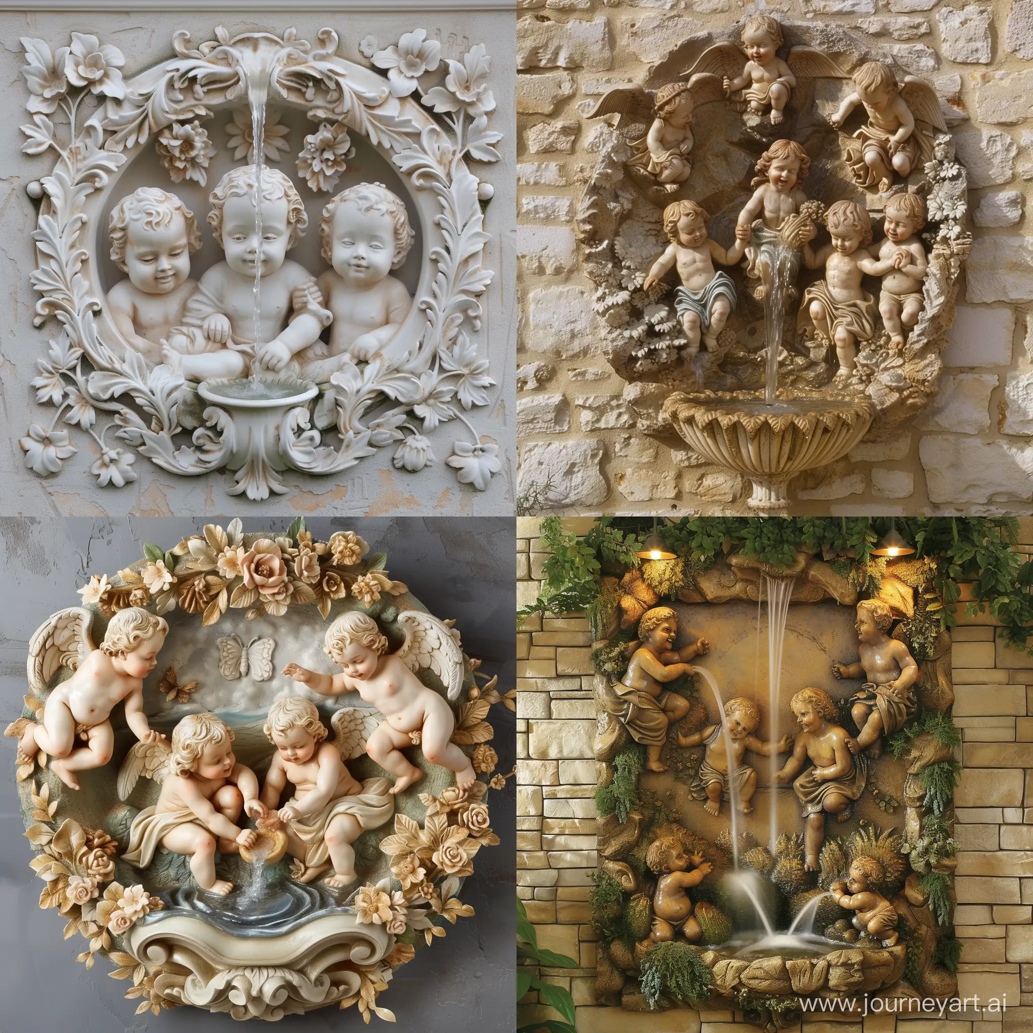 Elegant-Baroque-Wall-Fountain-Birth-Scene