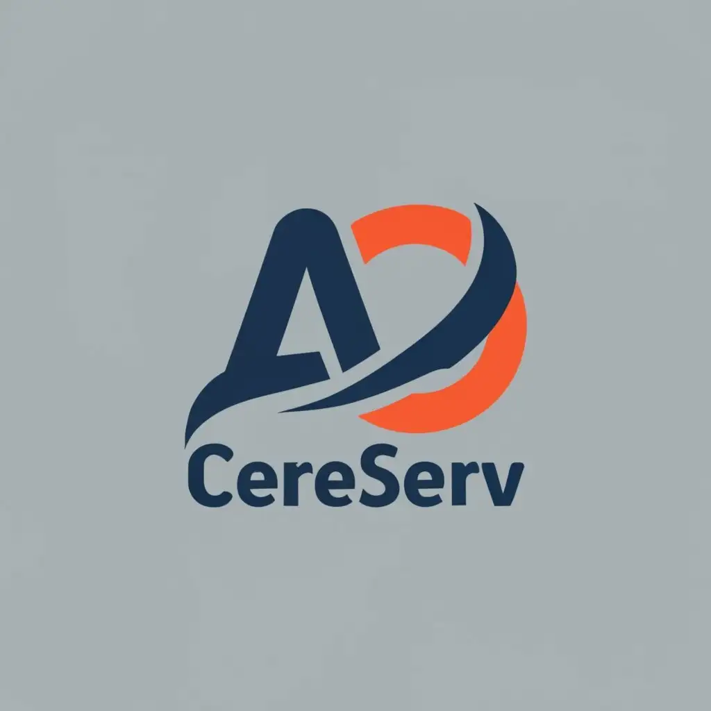 logo, AO Cere SERV, with the text "AO.CereSERV.Ro", typography, be used in Construction industry