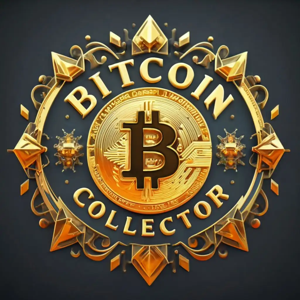 logo, Anonymous, with the text "BitcoinCollector2093", typography