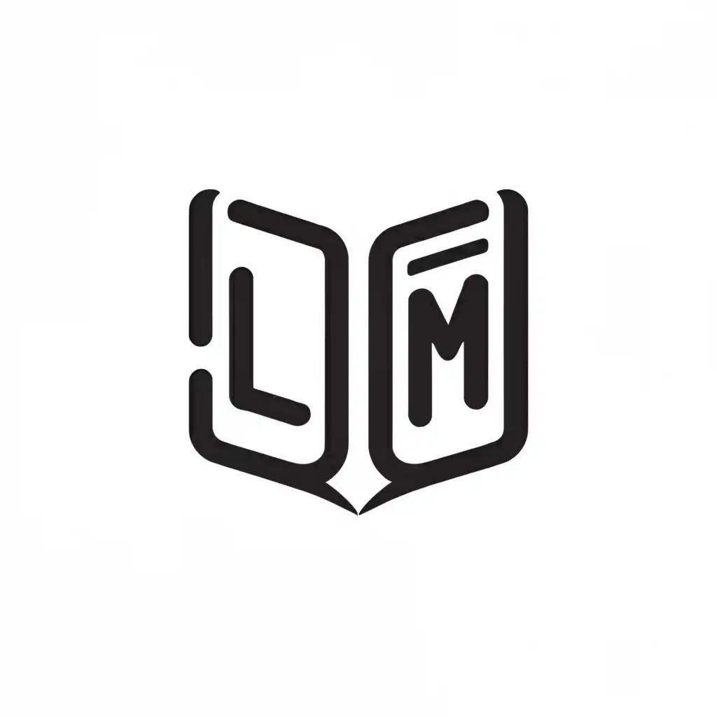 a logo design,with the text "L M", main symbol: history,Minimalistic,be used in Entertainment industry,clear background