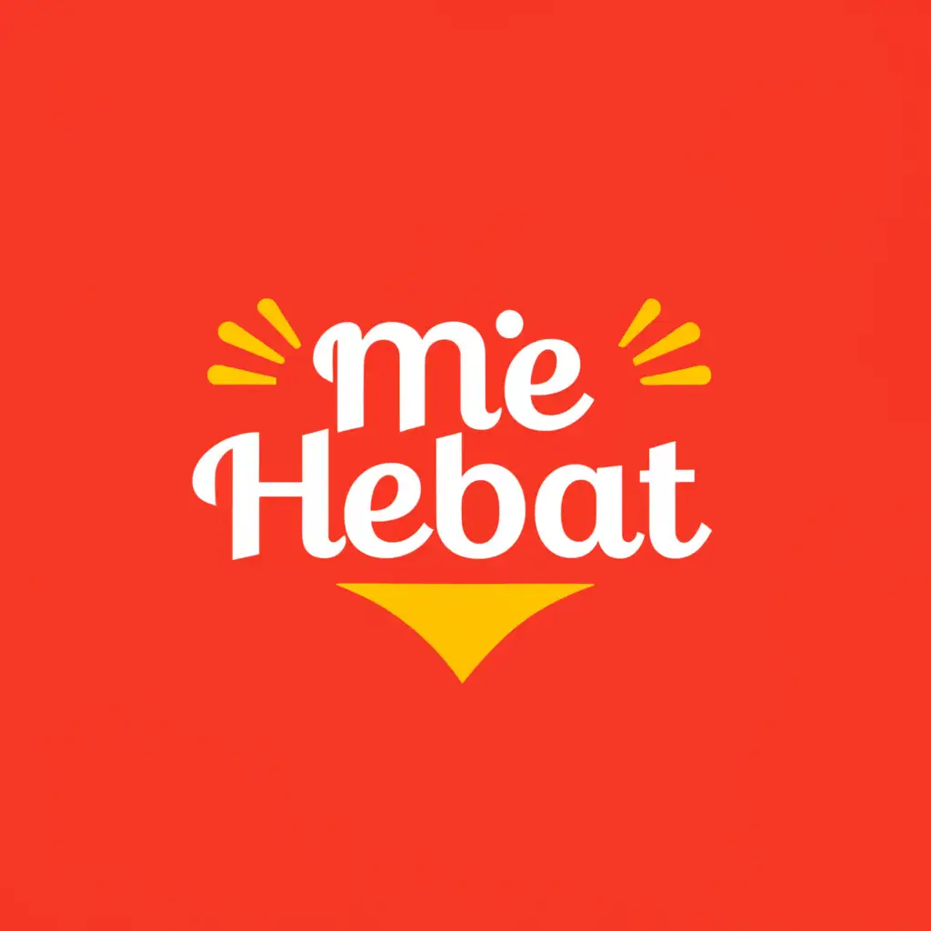 LOGO-Design-for-Mie-Hebat-Bold-Text-with-Dynamic-Symbol-on-Clear-Background