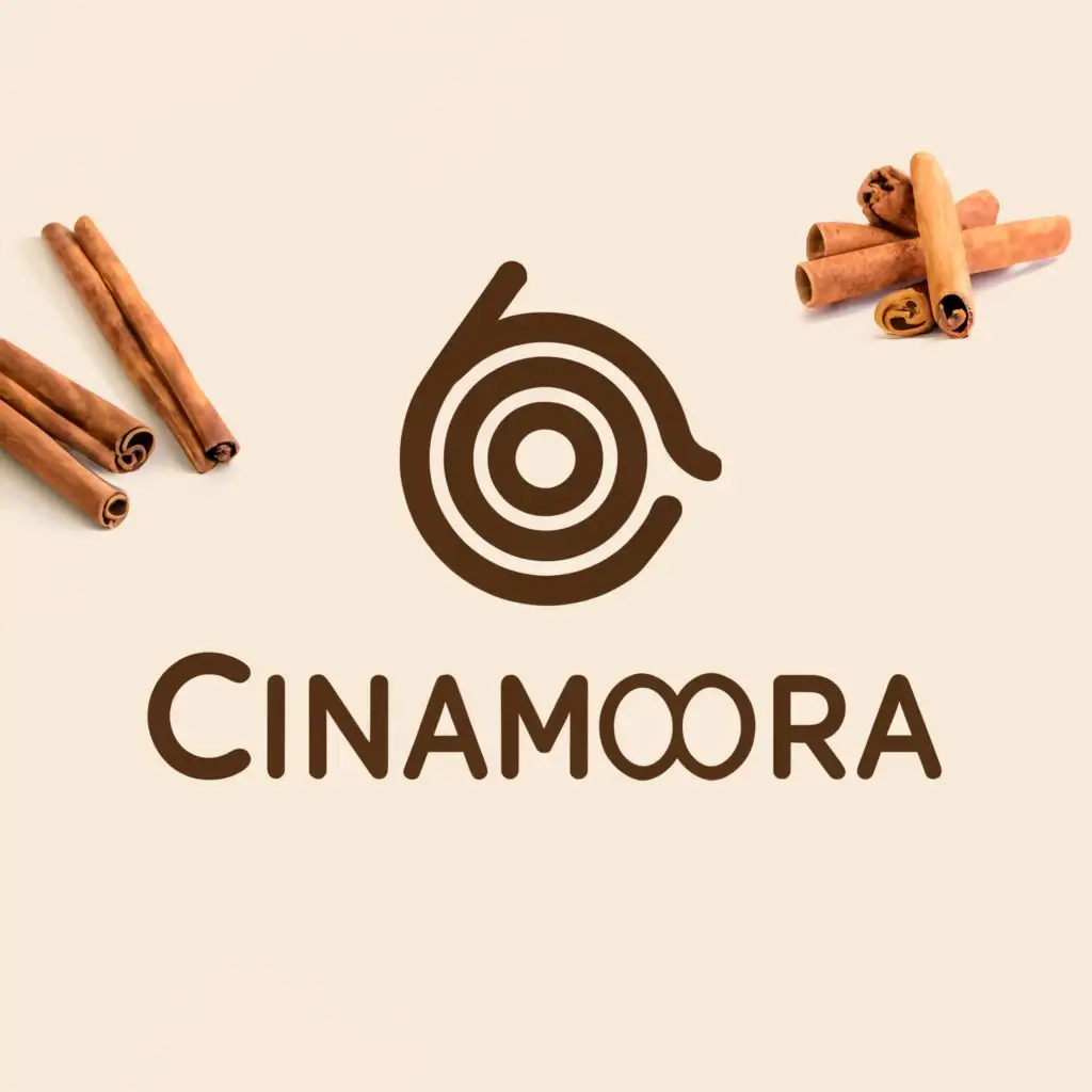 a logo design,with the text "CINNAMORRA", main symbol:Cinnamon,Minimalistic,be used in Retail industry,clear background