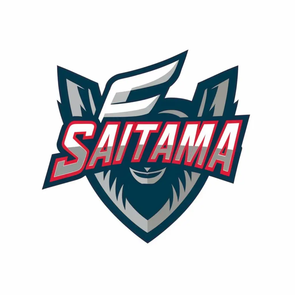 logo, saitama, with the text "saitama", typography, be used in Sports Fitness industry