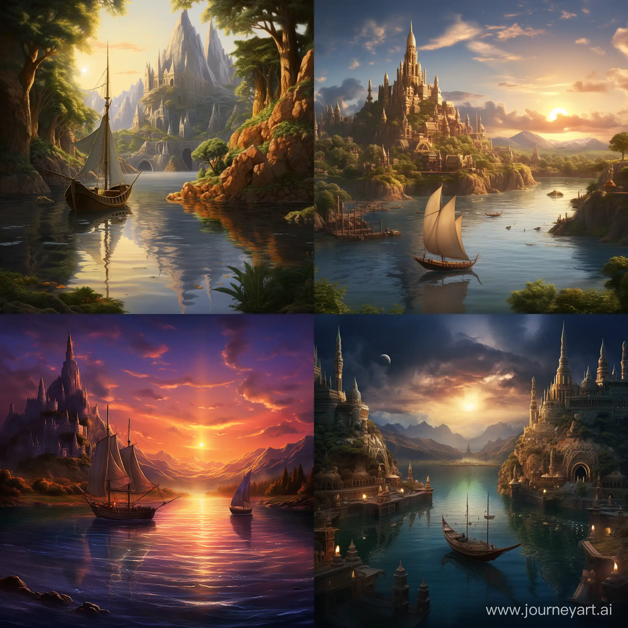 Majestic-Atlantis-Sailing-A-River-Embracing-Eternity-Artwork