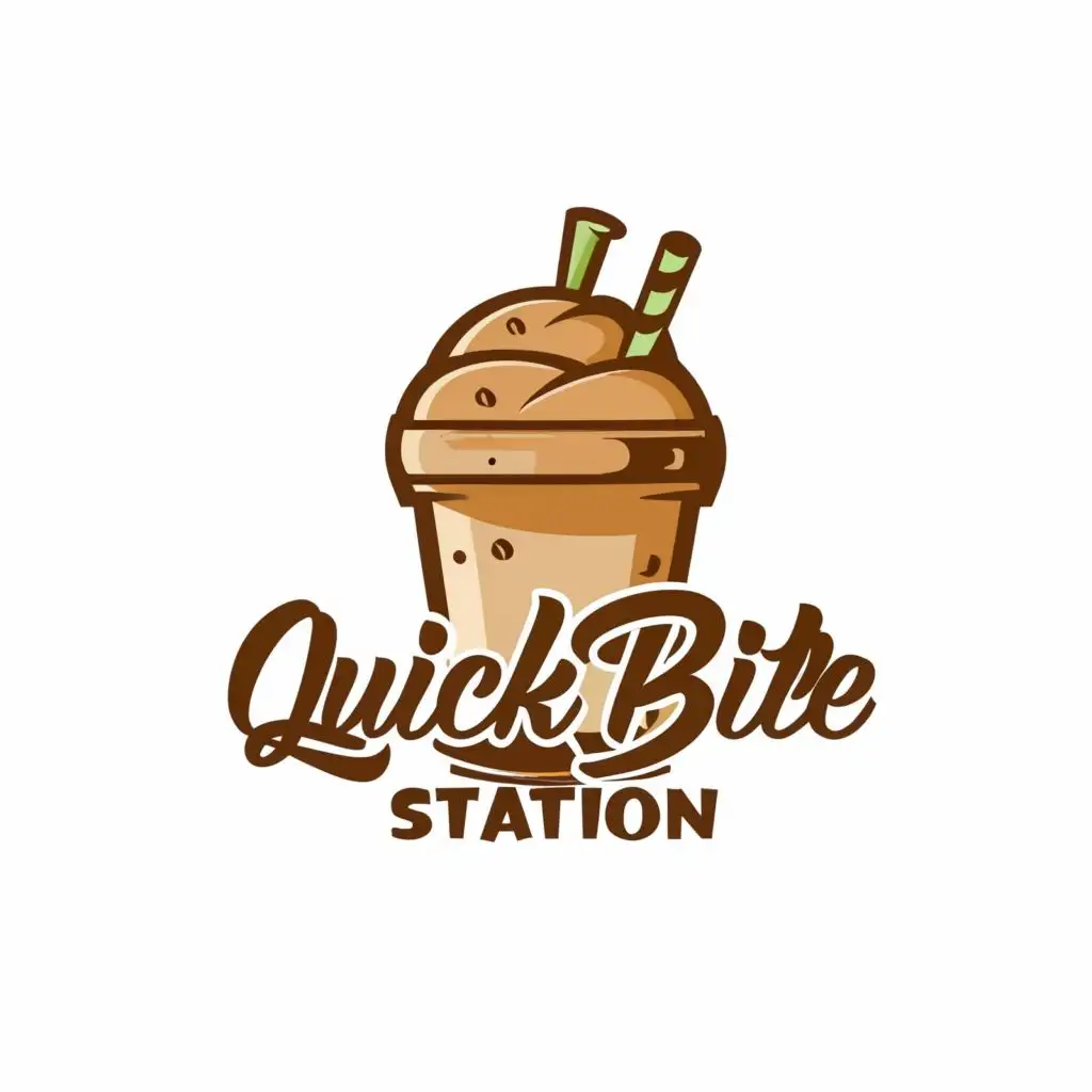 LOGO-Design-for-Frappe-Coffee-Quick-Bite-Station-Typography-in-the-Restaurant-Industry