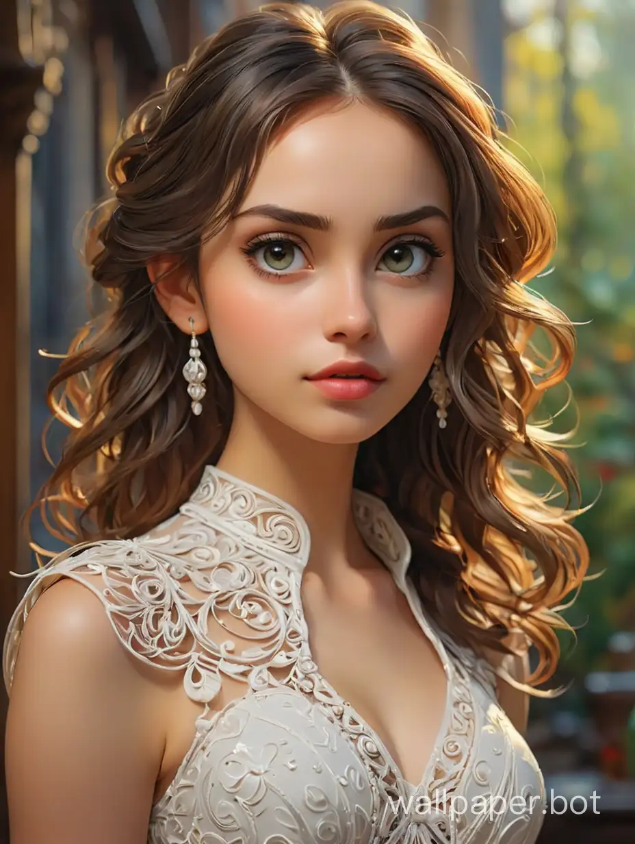 beautiful look of young girl, thin body, thin waist, (((портрет в полный рост))), thin face, transparent dress, sheer dress, tiny nose, detailed dress, long legs, short skirt, three breasts, detailed hair, big eyes, hair up, braided hair, ultra focus, face illumined, face detailed, 8k resolution, watercolor, Konstantin Razumov and Volegov and Boris Vallejo style, portrait by Willem Haenraets, wet-on-wet and splash techniques, ((style: quilling paper))