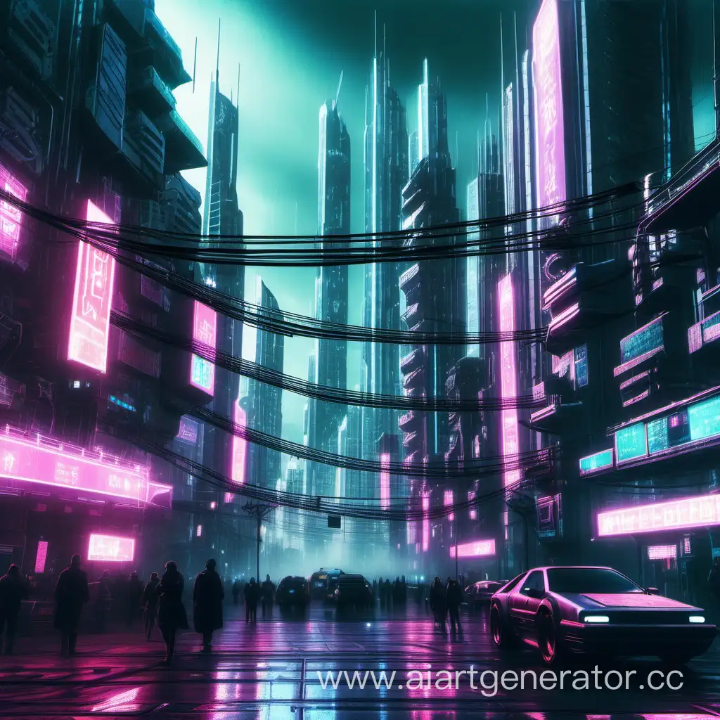 Futuristic-Cyberpunk-Cityscape-with-Neon-Lights-and-Skyline