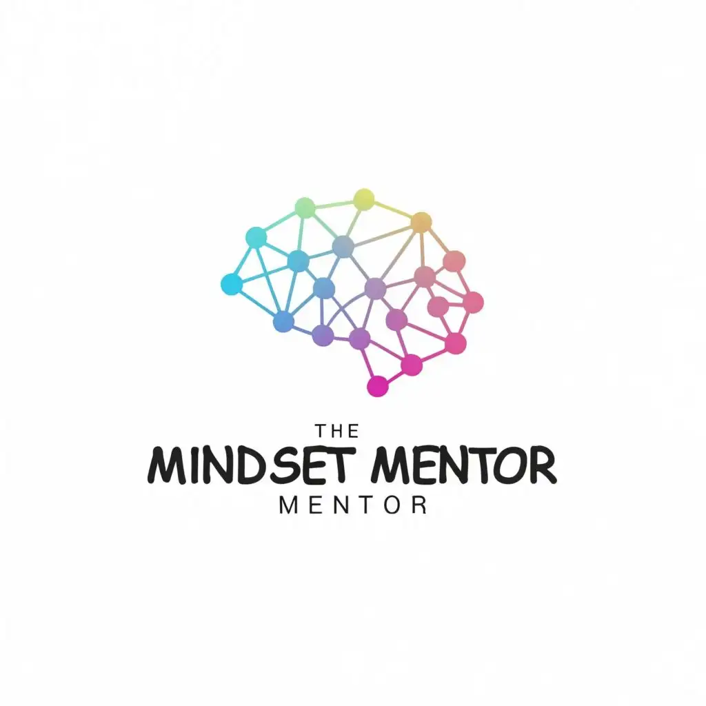 a logo design,with the text "The Mindset Mentor", main symbol:Brain,Minimalistic,be used in Education industry,clear background