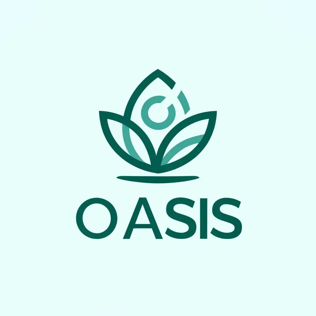 a logo design,with the text "Oases", main symbol:The logo features a stylized oasis water fountain, symbolizing tranquility, refreshment, and connection. Water gently flows from the fountain, subtly forming the letters "O" and "A" for "Oases App". The color palette is soothing and refreshing, with aqua blue for the water and a soft beige or green for the surrounding area. The font is modern and clean, conveying a contemporary aesthetic.,complex,be used in Internet industry,clear background