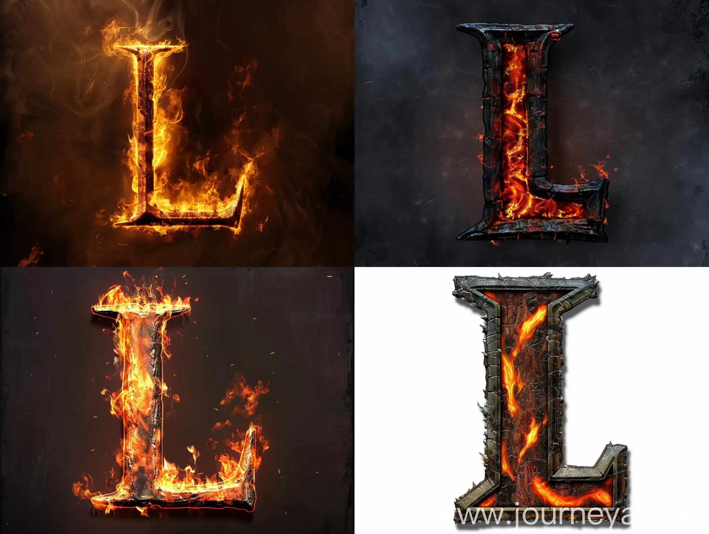 Hellish-Style-Letter-L-Avatar-for-169-Format