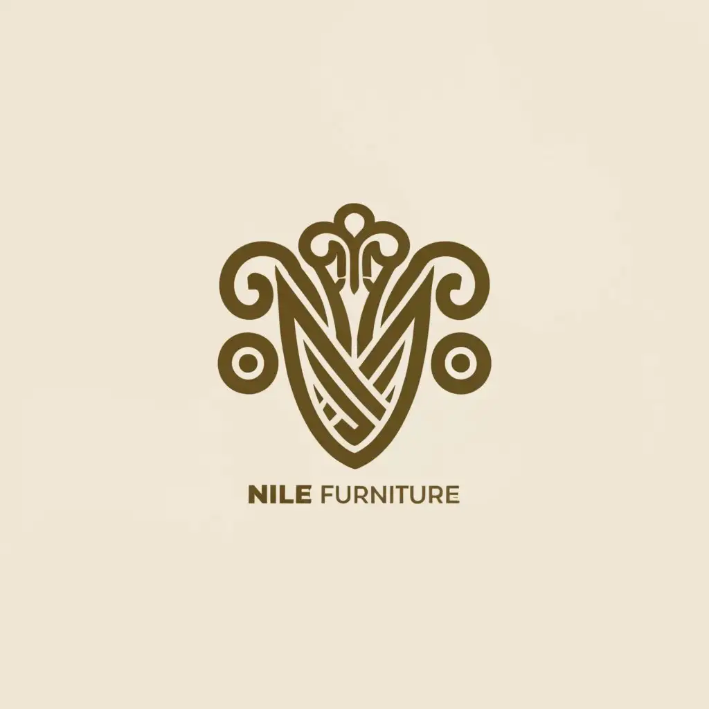 a logo design,with the text "Maxx Furniture", main symbol:simple logo that sells baroque furniture; company is called Nile Furniture, it can have a hint of egypt, because the furniture is made in egypt,Moderate,clear background