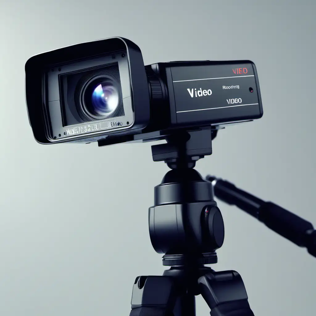 Professional Video Recording Camera in Action